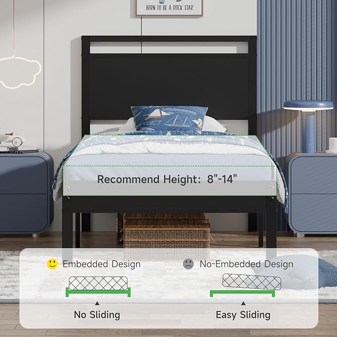 Z-hom Twin Metal Bed Frame - Image 9