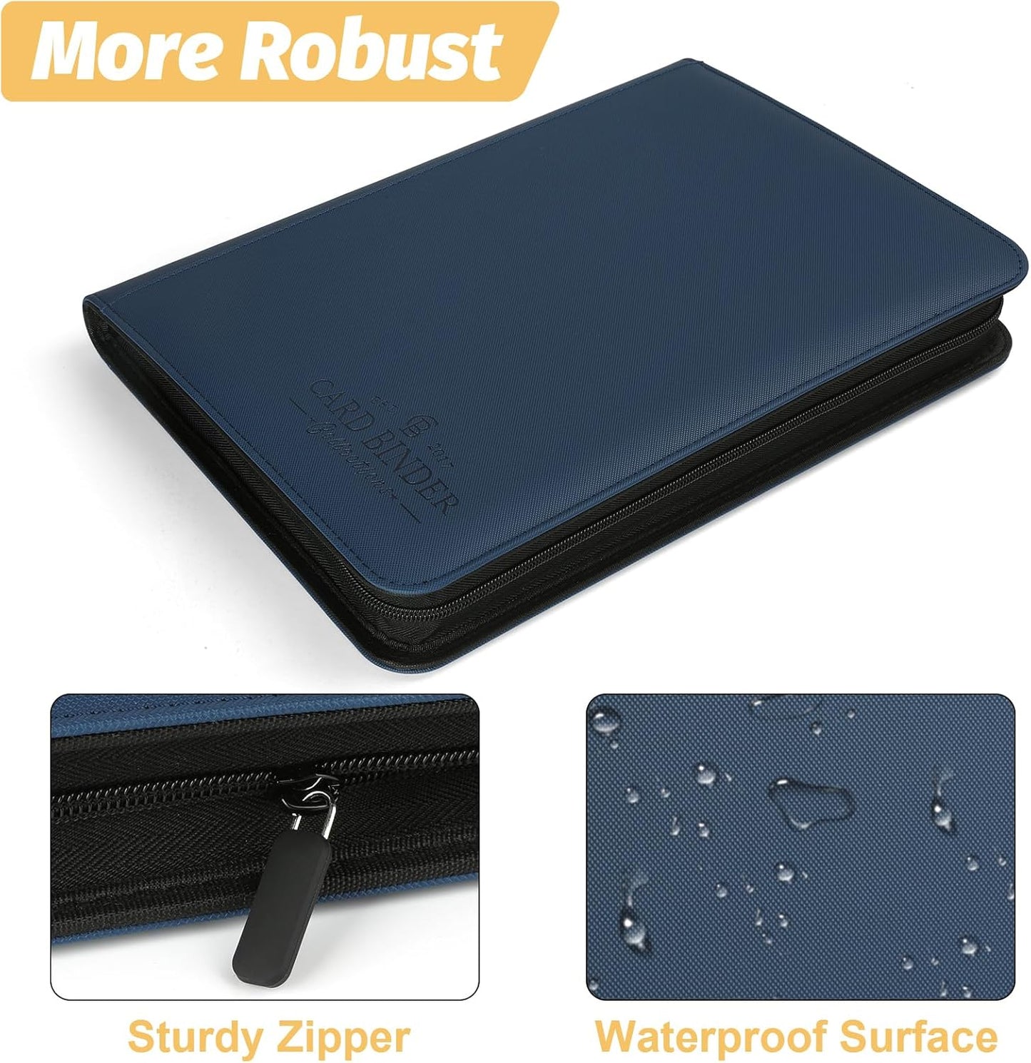 Trading Card Binder, Card Collection Binder Album Folder with 540 Side Loading Pockets, 9 Pocket Trading Card Album Folder for TGC,MTG, Baseball Cards, Yugioh