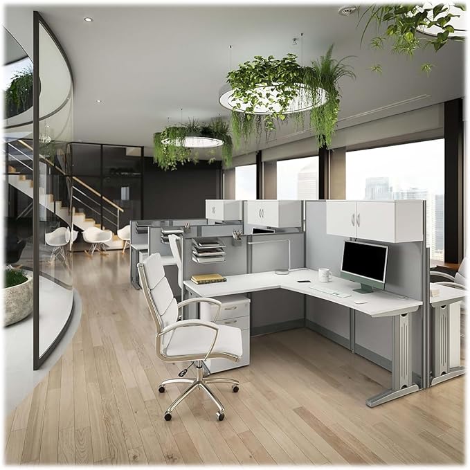 Bush Business Furniture Office in an Hour 65W Straight Cubicle Desk - Image 5