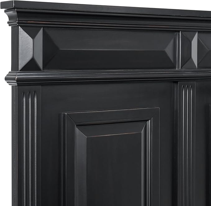 Picket House Furnishings Sumner King Panel 5PC Bedroom Set in Black - Image 9