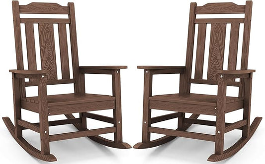 SERWALL HDPE Outdoor Rocking Chairs by SERWALL