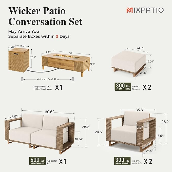 MIXPATIO Patio Furniture Set - Image 5