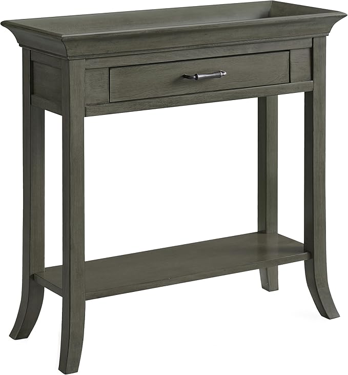 Topol Tray Edge Solid Wood Console Table - Image 4
