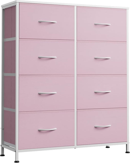 WLIVE Fabric Dresser for Bedroom, Tall Dresser by WLIVE
