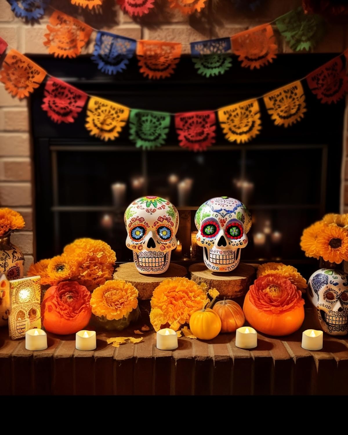 Homemory Timer Tea Lights Candles Battery Operated, 6H Timer Built-in, Auto On Daily, Flameless LED Tealight Votives for Table Centerpieces, Lantern, Holiday Decor, Warm Lamp, No Remote, 12-Pack