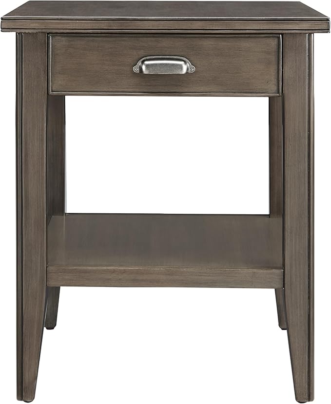 Leick Home Laurent End Table, Solid Wood, - Image 4