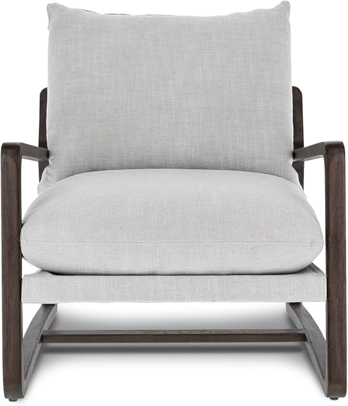 VALENCIA THEATER SEATING Lagon Wood Accent Chair, Mid-Century Modern Armchair - Image 9