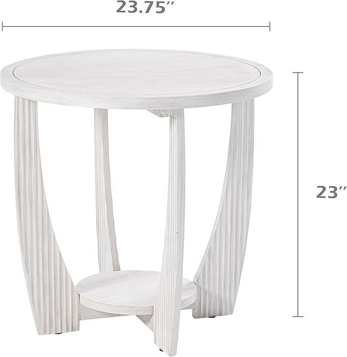 COZAYH Rustic Farmhouse end Table - Image 2