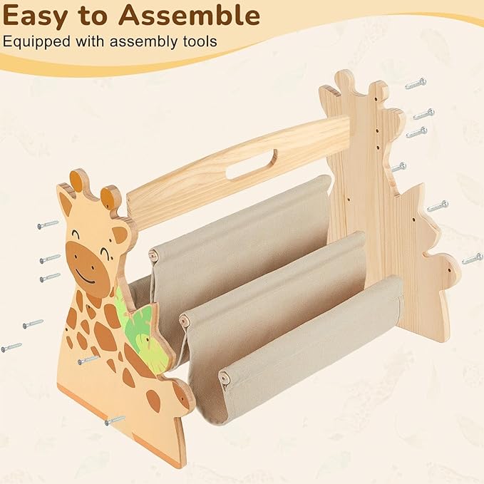Toddler Bookshelf Double-Sided - Image 7