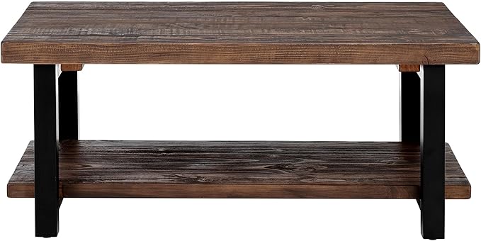 Pomona 42-Inch Rectangular Solid Wood Coffee Table - Image 8