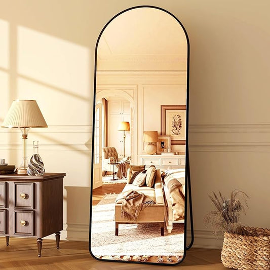 HARRITPURE 64"x21" Arched Full Length Mirror Floor Mirrors by HARRITPUREHome