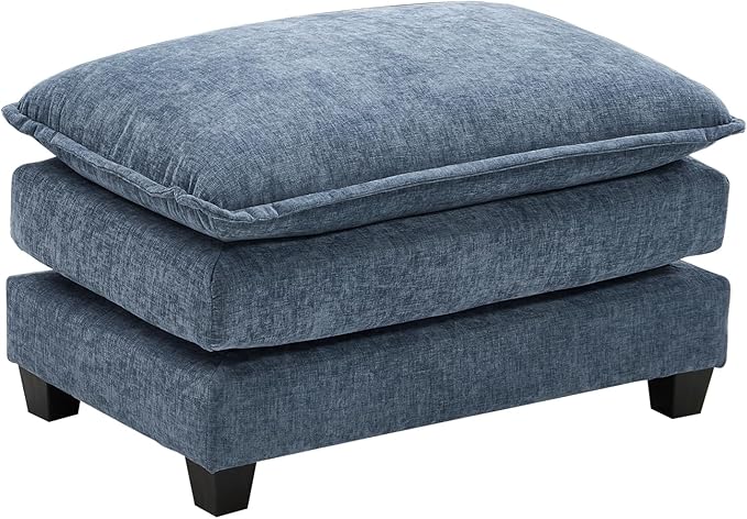 Ihanherry Ottoman for Modular Sectional Cloud Sofa, Chenille Deep Seat Couch by iHanHerry