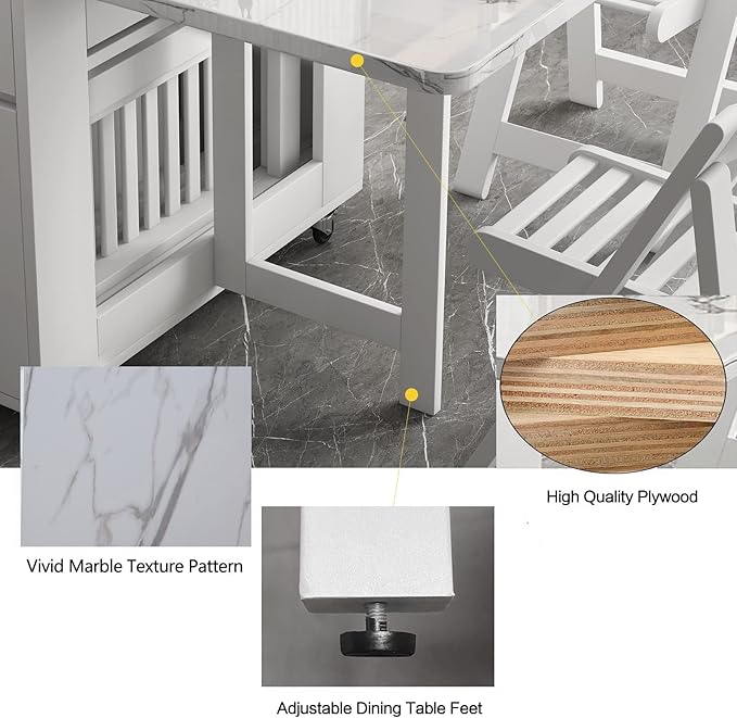 FUNROLUX Folding Dining Table - Image 6
