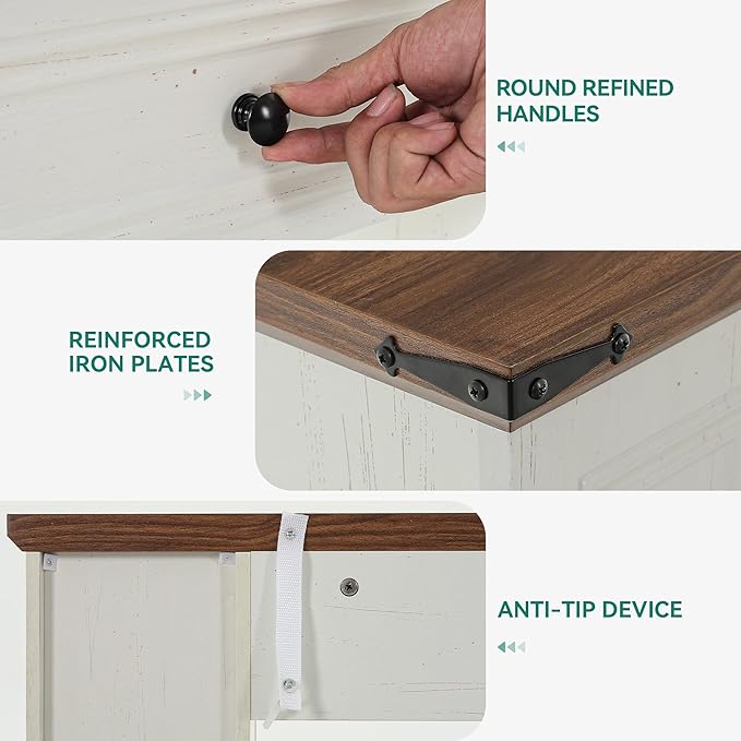 YITAHOME Farmhouse Console Table - Image 5