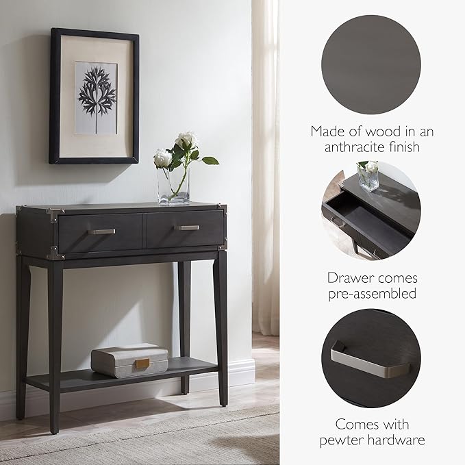 Leick Home 24032 Beckett One Drawer Hall Stand - Image 6