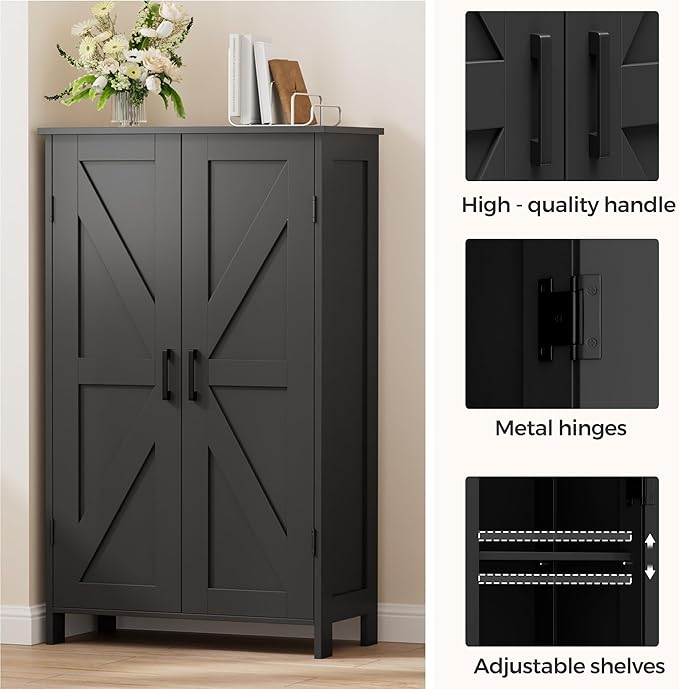 Homleke Farmhouse Bathroom Cabinet - Image 6