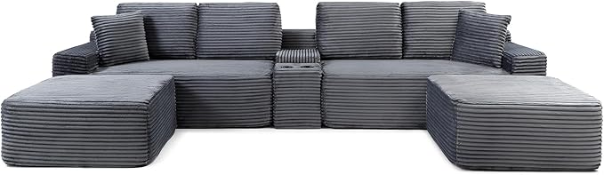125" Oversized Sectional Couches - Image 8