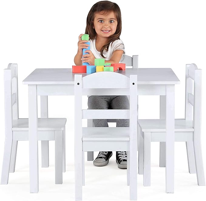 Humble Crew Kids Table and Chair Set, Toddler Activity Table - Image 2