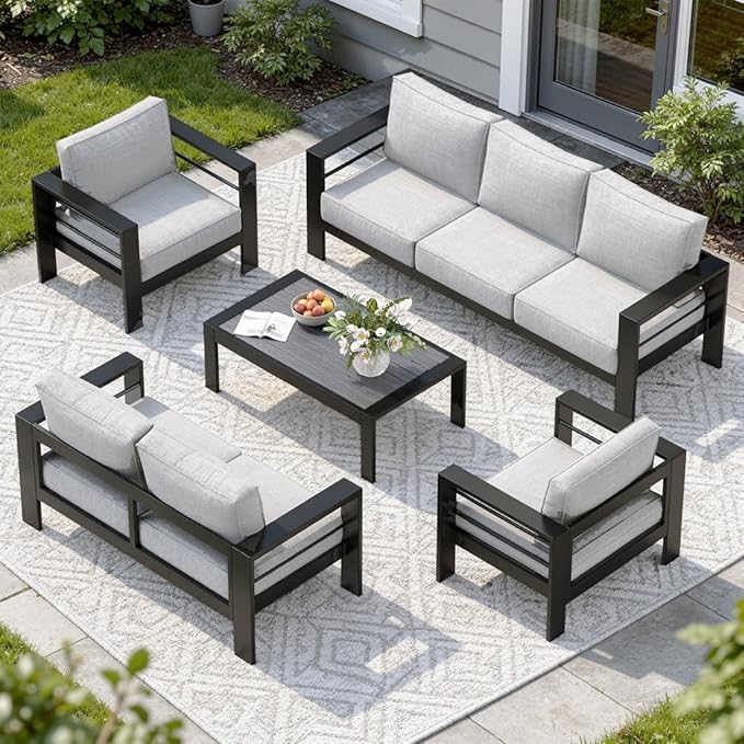 Solaste Aluminum Patio Furniture Set by Solaste