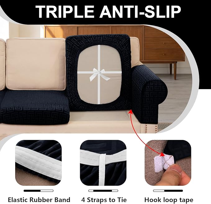 UNBBRRL Stretch Couch Seat Cushion Cover - Image 3