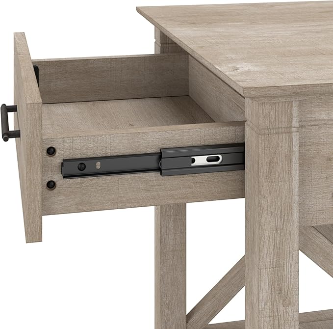 Bush Home End Table with Drawer, Nightstand with Storage, Living Room and - Image 4