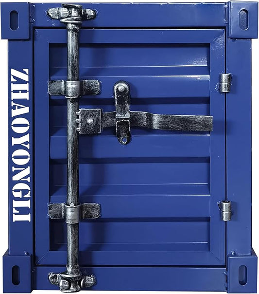 ZHAOYONGLI-End Tables Industrial Wind Bedside Table, Container Style Locker by ZHAOYONGLI-EndTables