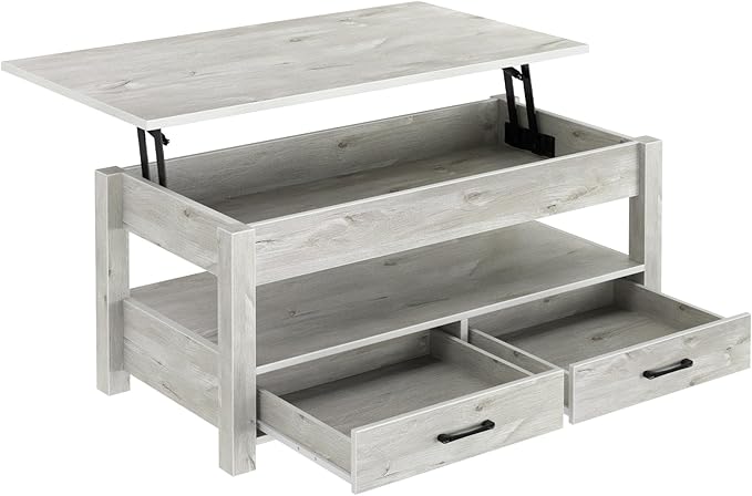 Rolanstar Coffee Table, Lift Top Coffee Table - Image 8