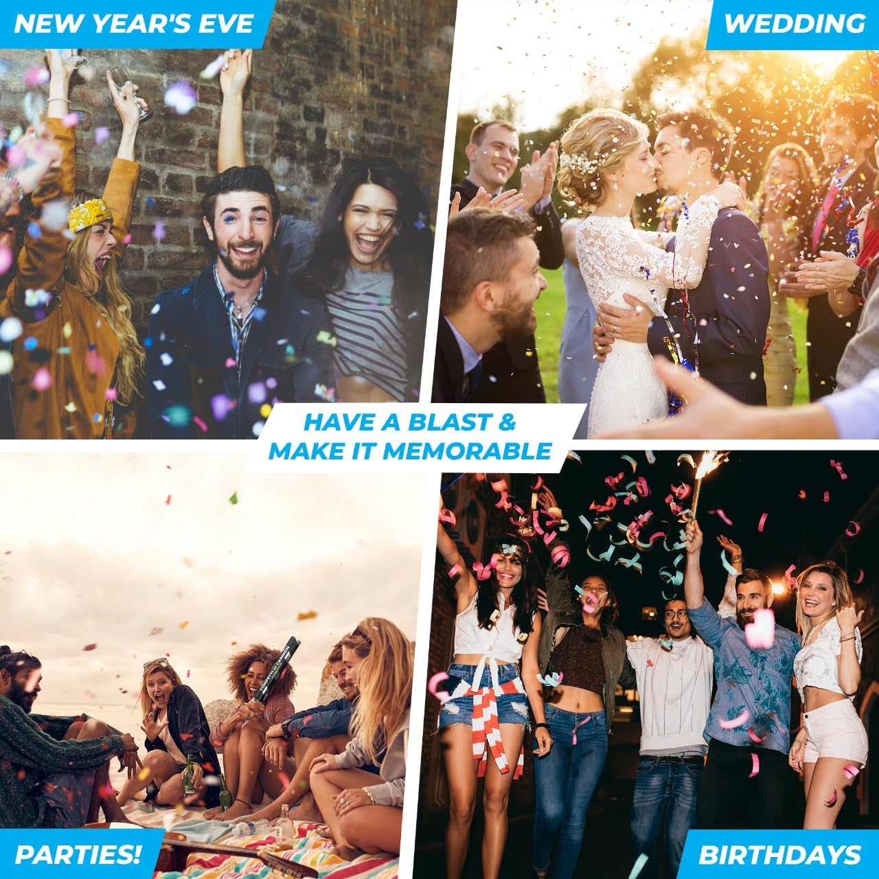 Red & Gold Confetti Paper - BULK 2.2lbs | 1kg, Biodegradable Tissue Paper, Rainbow Light Weight, Non-Staining Paper, for Events, Crafts, Decorations