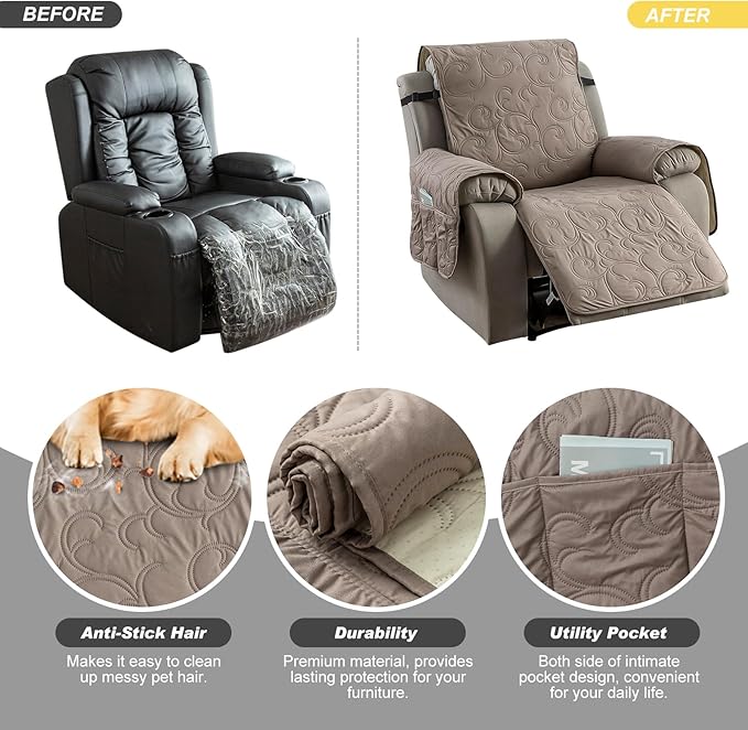 100% Waterproof Recliner Chair Cover, Recliner Chair Covers - Image 5