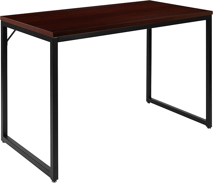 EMMA + OLIVER Industrial Modern Desk-47"L Commercial Grade Home Office - Image 3