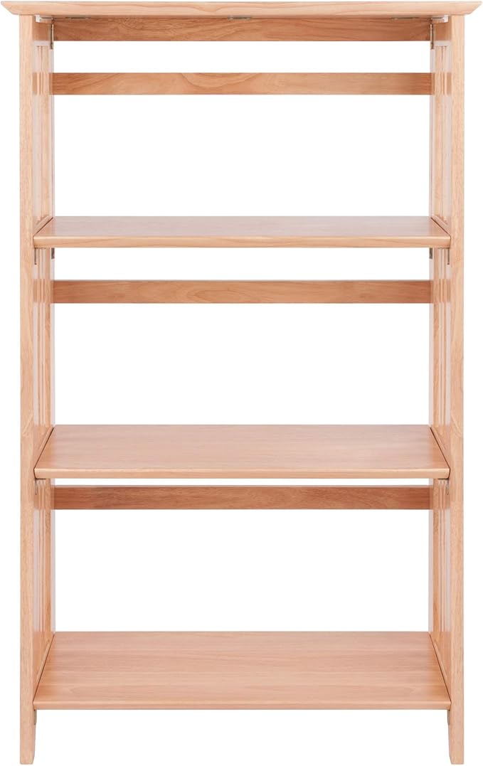 Winsome Mission Beech Wood 4-Tier Shelf - Image 4