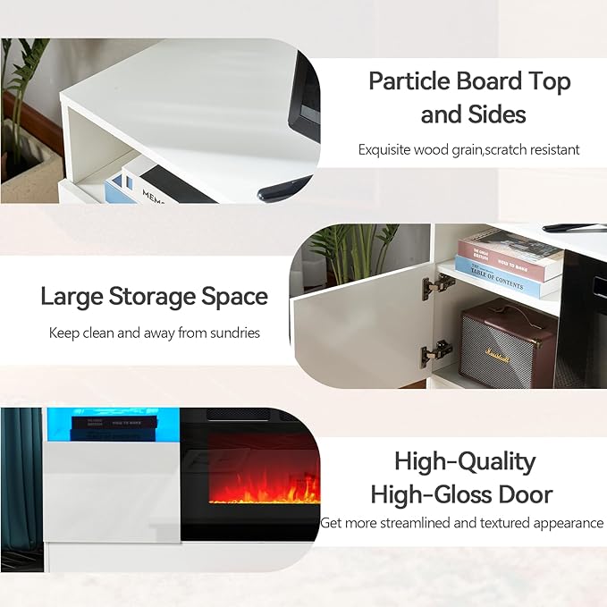 oneinmil Fireplace TV Stand - Image 7