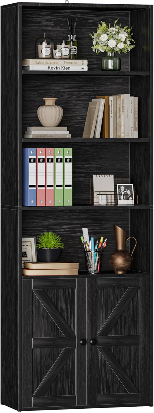 Furniwell Industrial Bookshelf and Bookcases by WellFurnitureHomeLifeWell