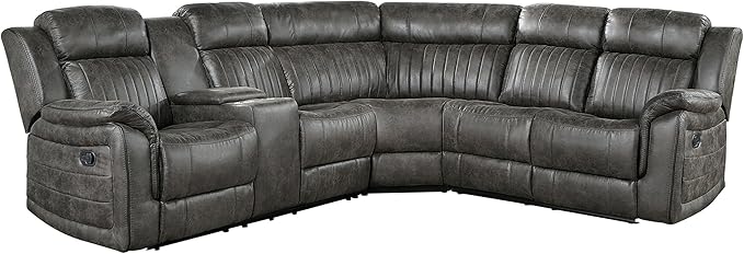 Lexicon Reclining Sectional Couches - Image 6