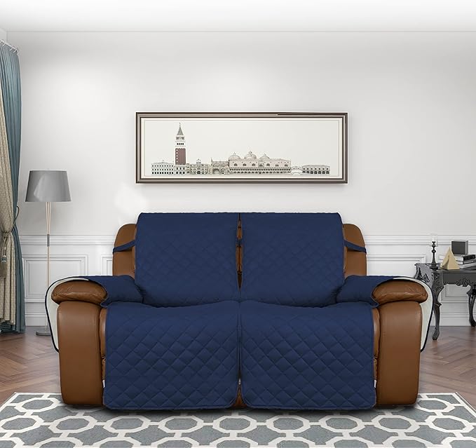 Easy-Going Oversized Loveseat Recliner Cover, Reversible Couch Cover - Image 2