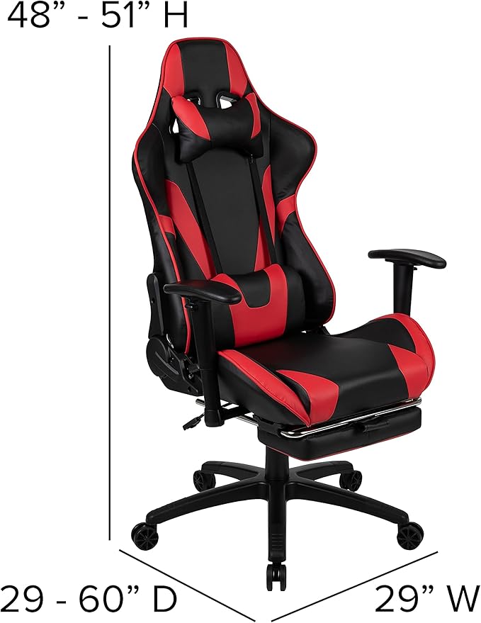 Flash Furniture X30 Gaming Chair Racing Office Ergonomic Computer Chair - Image 3