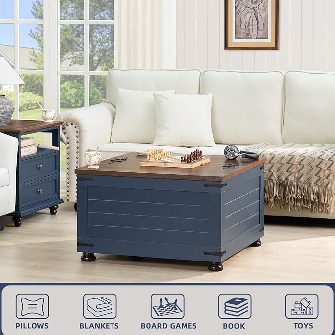 Joaxswe Farmhouse Coffee Table - Image 6