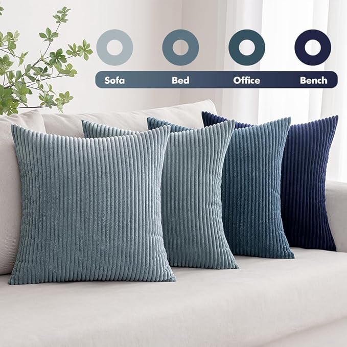 MIULEE Boho Farmhouse Throw Pillow Covers 20x20 Inch Set of 4 Western Neutral - Image 5