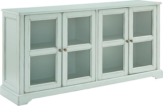Crosley Furniture Holbrook Traditional Glass Door Sideboard Buffet Cabinet by CrosleyFurniture