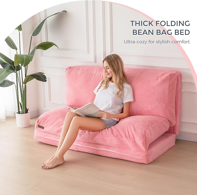 MAXYOYO Folding Sofa Bed, Floor Sofa Convertible Sleeper Chair - Image 3