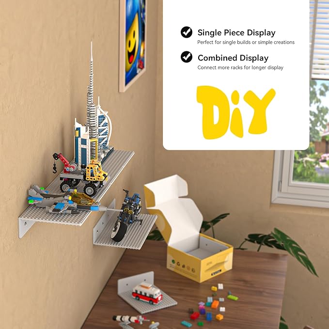 BlissBox 12-Pack Floating Display Shelves - Image 5