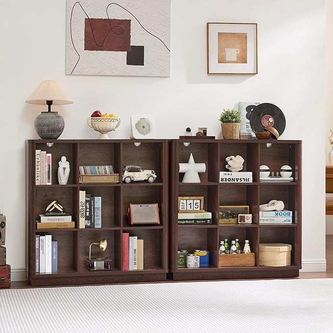 Joaxswe 9 Cube Bookshelf, 40.5" Wide Organizer Bookcase - Image 6