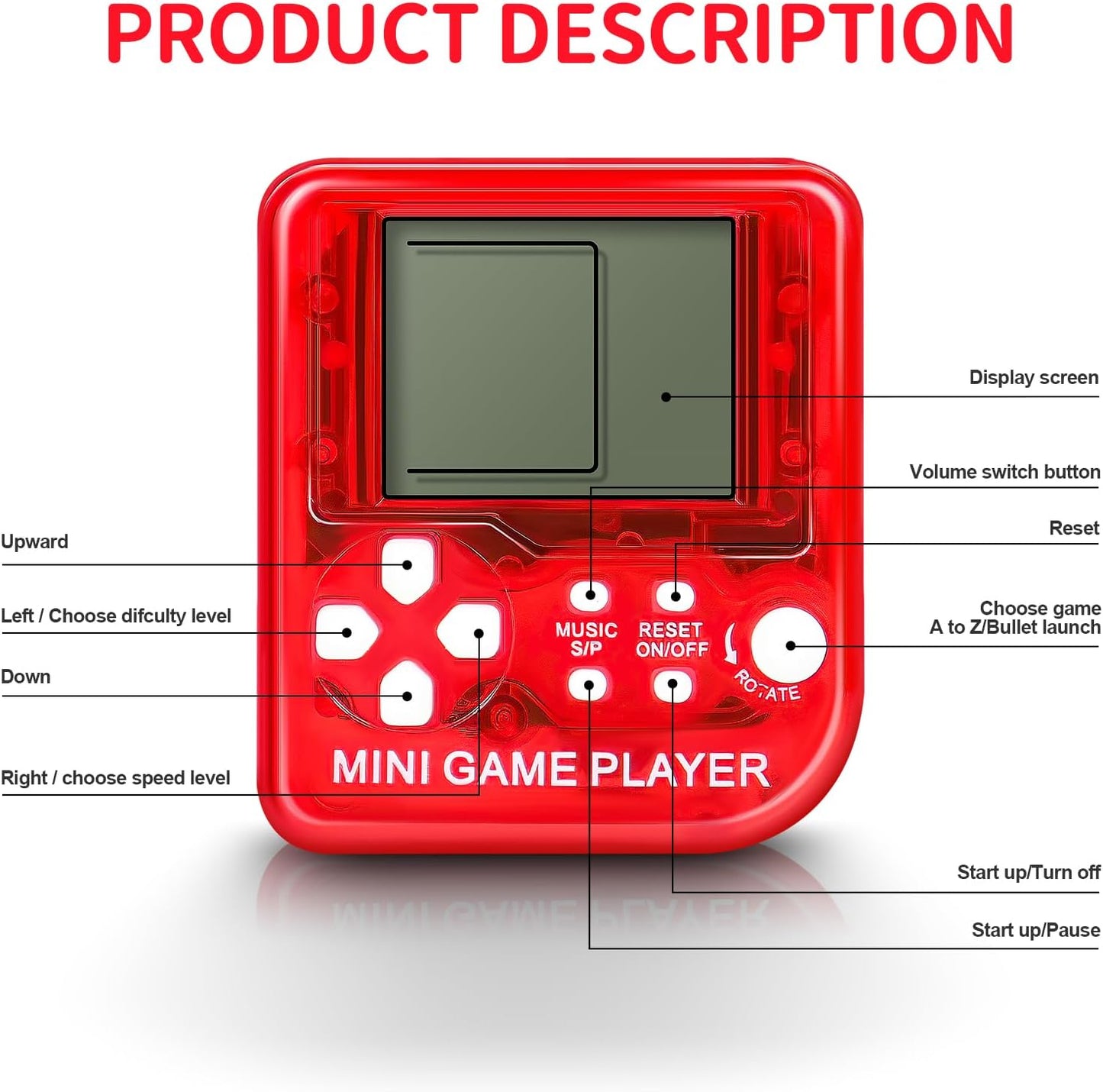 12Pcs Video Game Party Favors for Kids, Mini Game Keychain Arcade Party Favors Birthday Supplies Classroom Prizes for Boys and Girls