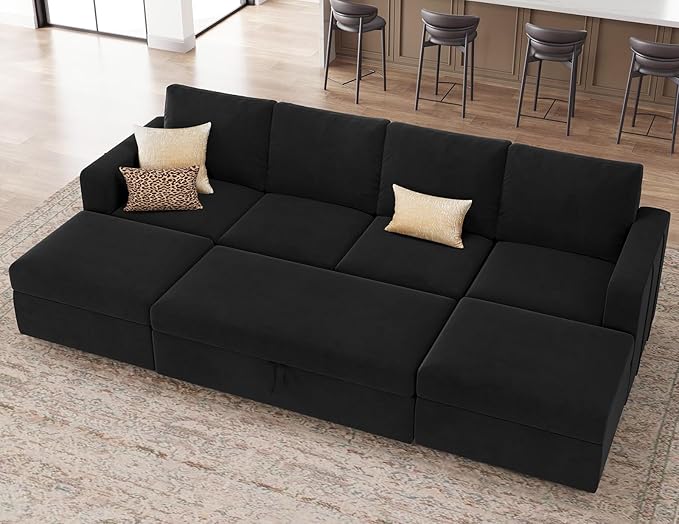 Belffin Modular Sectional Sleeper Sofa Bed by Belffin