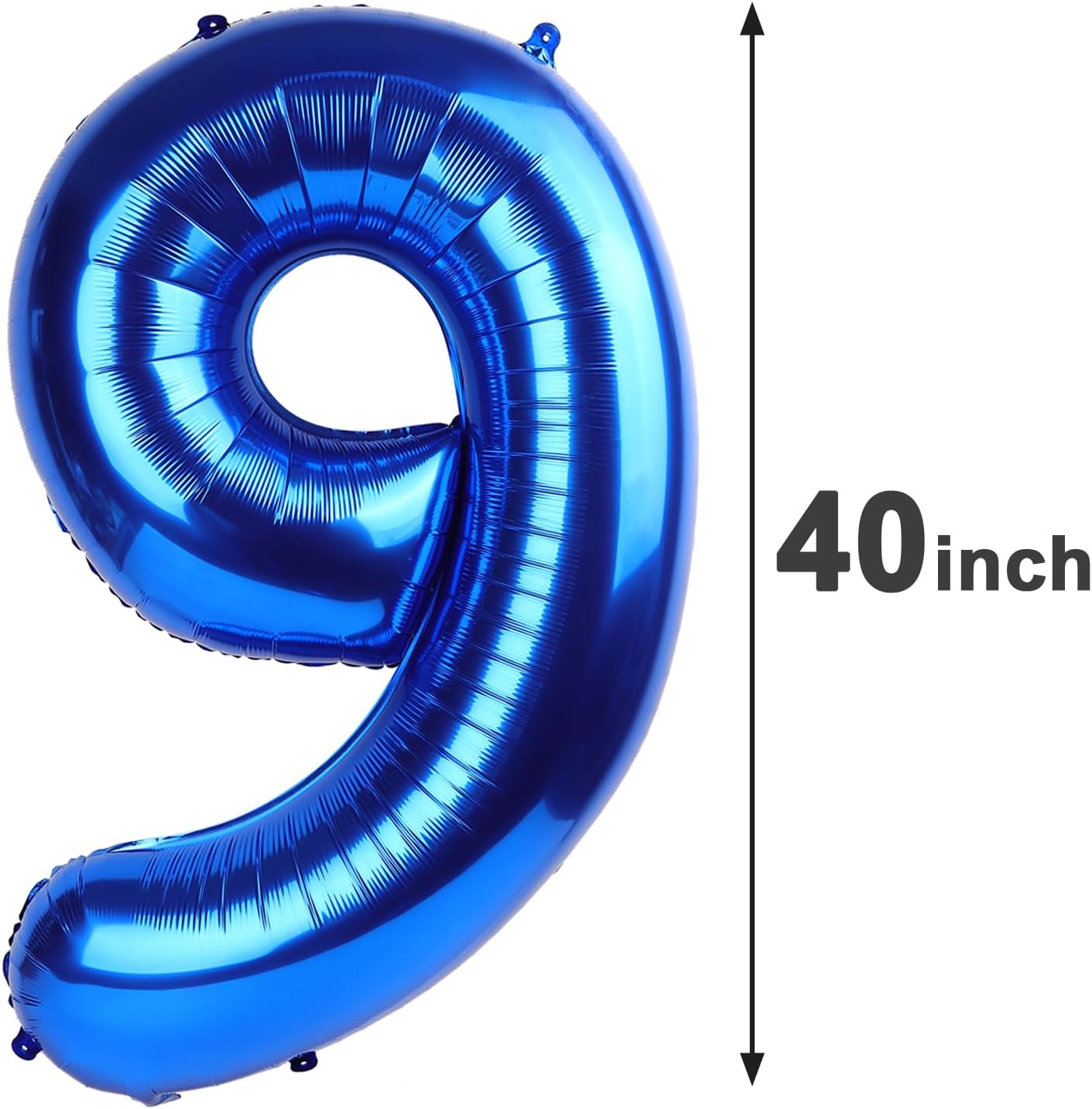 Giant Navy Blue 90 Balloon Number 40 Inch, 90 Number Balloons Birthday Supplies, 90 Year Old Birthday Party Celebration, 90 Balloons Graduations Anniversary Decorations