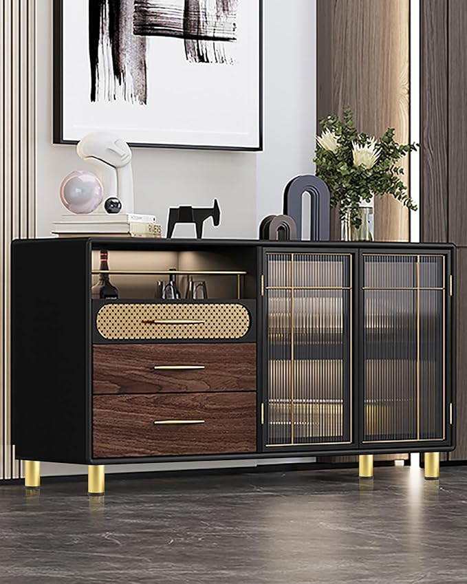 4 Pack Gold Furniture Legs 3 Inch Dresser Support Feet Metal Cabinet Adjustable - Image 5
