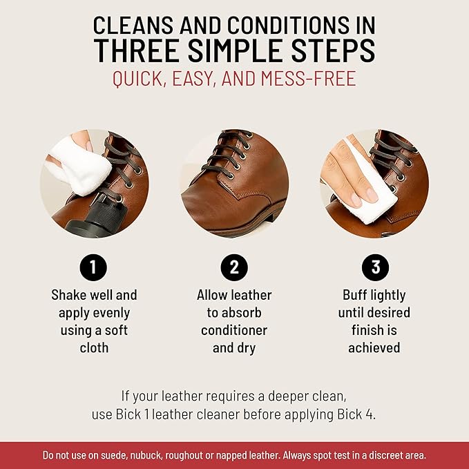 Bickmore Bick 4 Leather Conditioner and Leather Cleaner 16 oz - Image 4