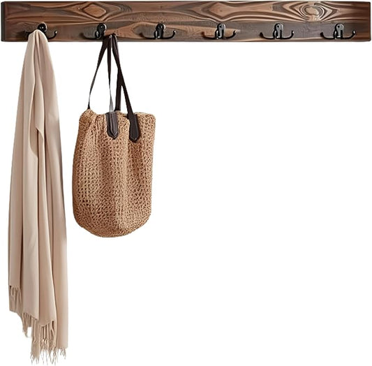 Alaterre Furniture Pomona Entryway Coat Hook – Modern Rustic 48-Inch Wall by AlaterreFurniture