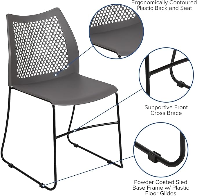 Flash Furniture Hercules Series Contoured Lobby Chairs - Image 7
