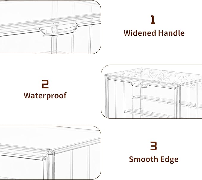 Display Case for Collectibles 4 Layer Updated Adjustable Acrylic Display Case - Image 7